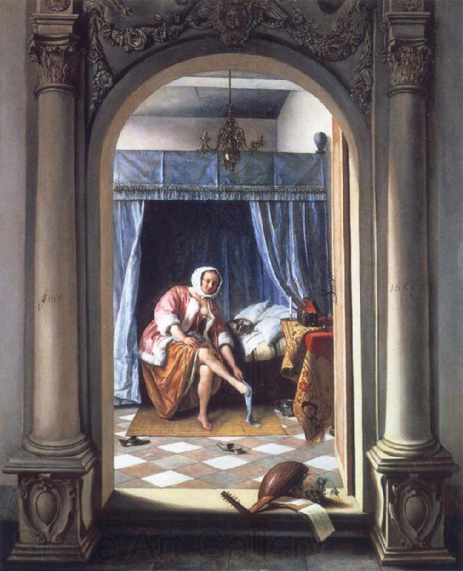 Jan Steen The toilet